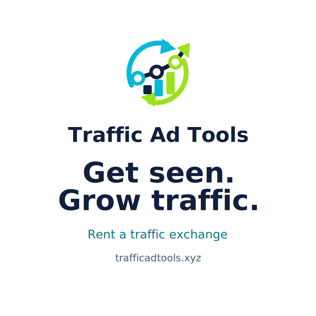 Traffic Ad Tools — Get seen. Grow traffic. Rent a traffic exchange.
