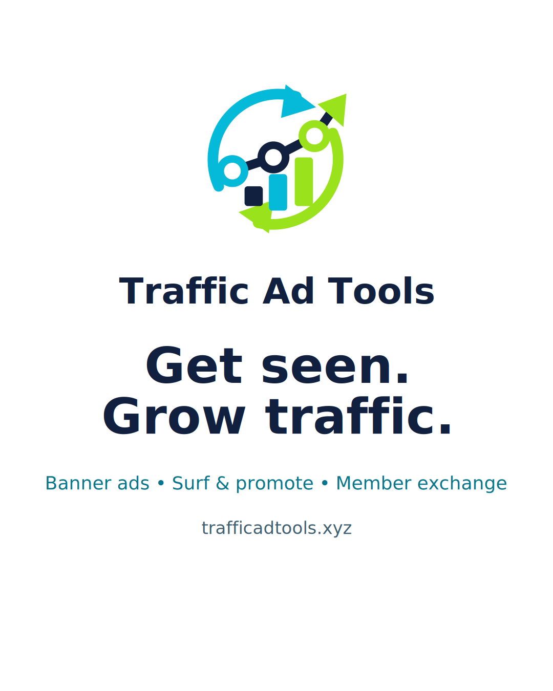 Traffic Ad Tools — Get seen. Grow traffic. Banner advertising, surf & promote.