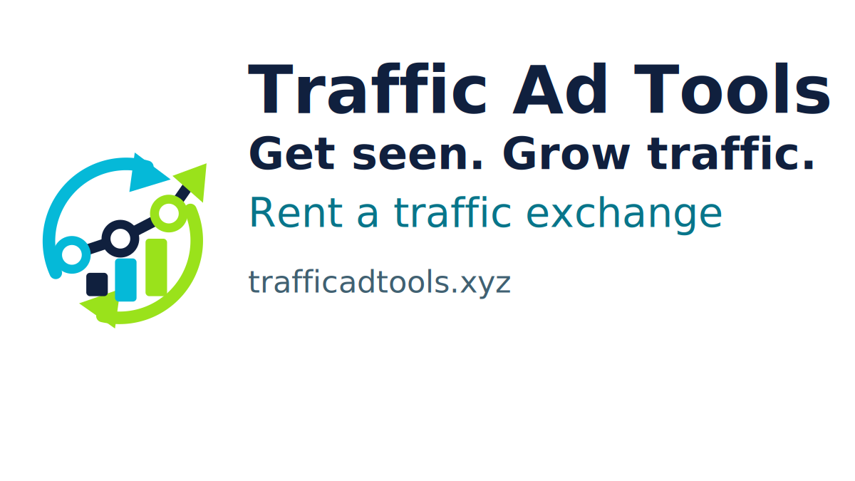 Traffic Ad Tools — Get seen. Grow traffic. Rent a traffic exchange.