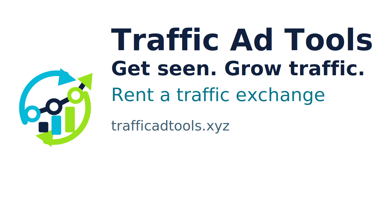 Traffic Ad Tools — Get seen. Grow traffic. Rent a traffic exchange.