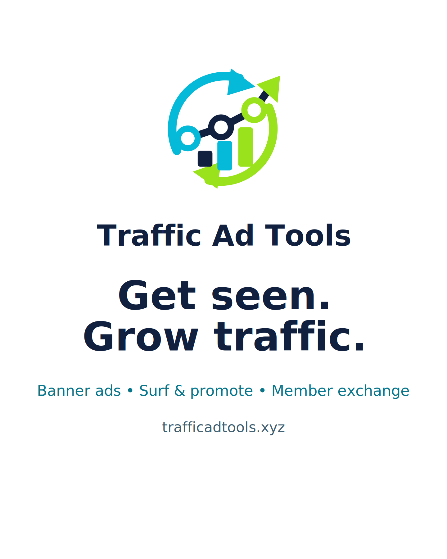Traffic Ad Tools — Get seen. Grow traffic. Banner advertising, surf & promote.