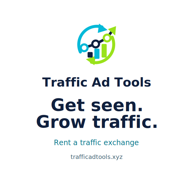 Traffic Ad Tools — Get seen. Grow traffic. Rent a traffic exchange.